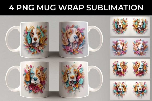 Enchanting Beagle Mug Design for Creative Projects