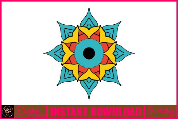 Mandala 3D Layered SVG Cut File-123: A Designer's Versatile Asset