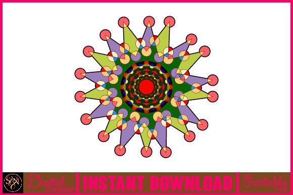 Mandala 3D Layered SVG Cut File 13: Versatile Art for Modern Projects