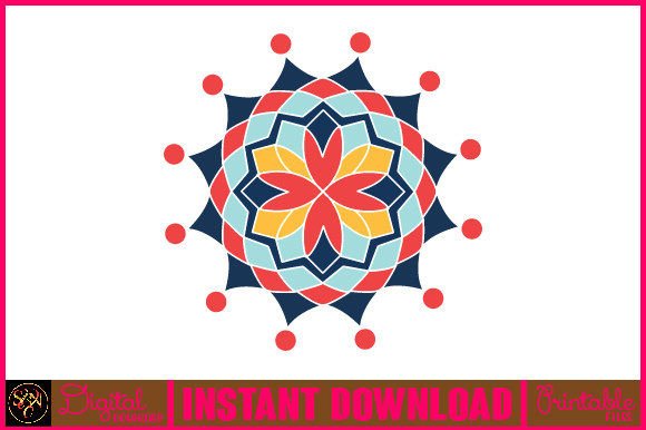Mandala 3D Layered SVG Cut File-39: A Versatile Design Asset